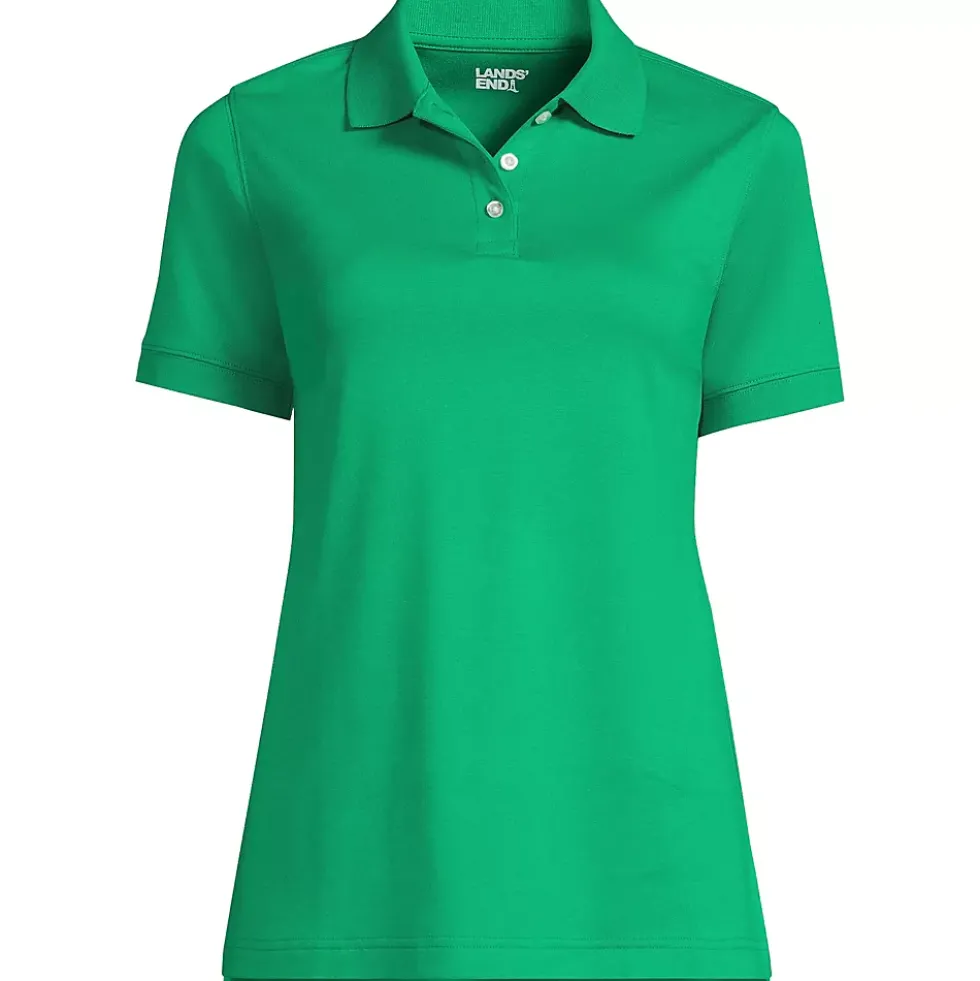 School Uniform Kids Short Sleeve Interlock Polo Shirt