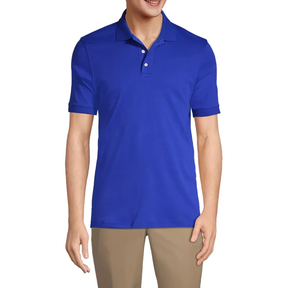 School Uniform Kids Short Sleeve Interlock Polo Shirt