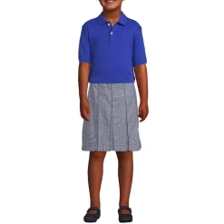 School Uniform Kids Short Sleeve Interlock Polo Shirt