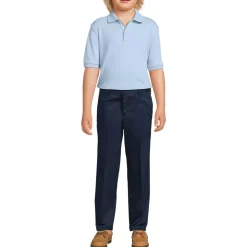 School Uniform Kids Short Sleeve Interlock Polo Shirt