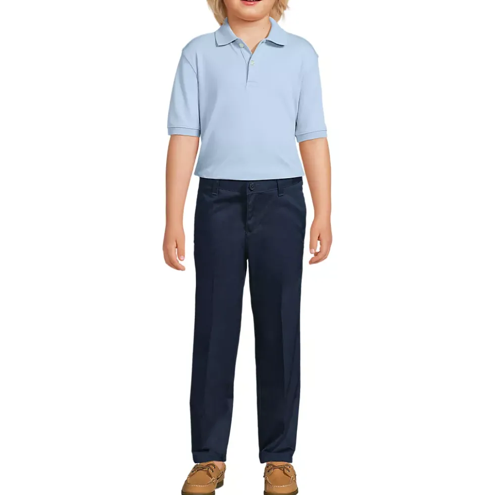 School Uniform Kids Short Sleeve Interlock Polo Shirt