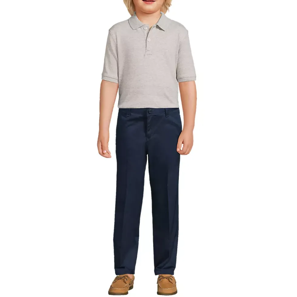 School Uniform Kids Short Sleeve Interlock Polo Shirt