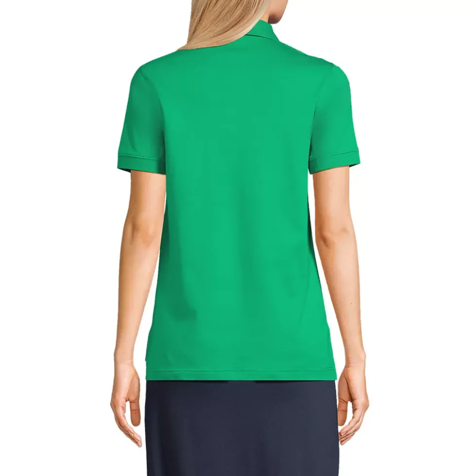 School Uniform Kids Short Sleeve Interlock Polo Shirt