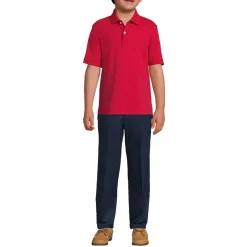 School Uniform Kids Short Sleeve Interlock Polo Shirt