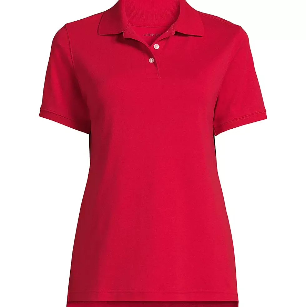 School Uniform Kids Short Sleeve Interlock Polo Shirt
