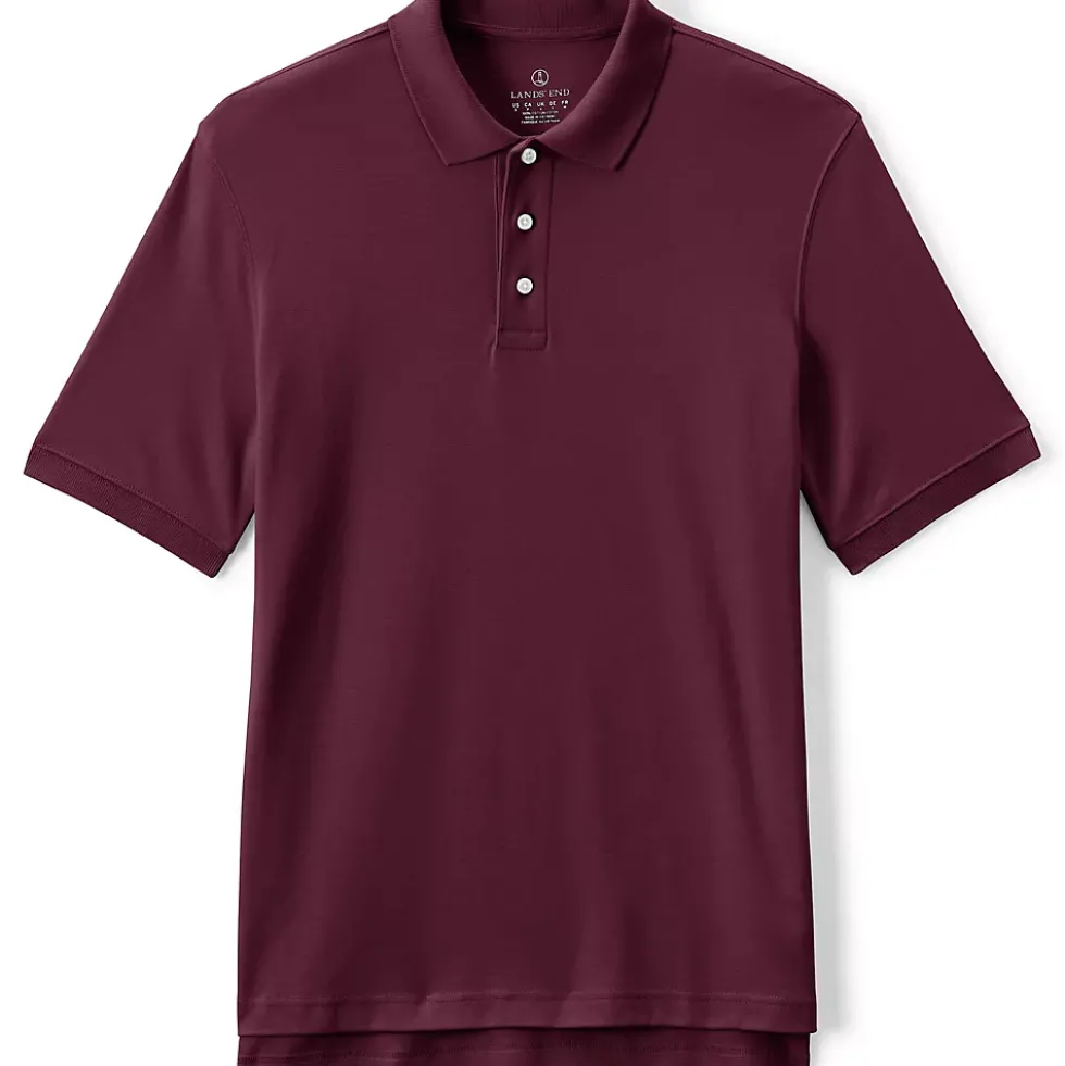 School Uniform Kids Short Sleeve Interlock Polo Shirt