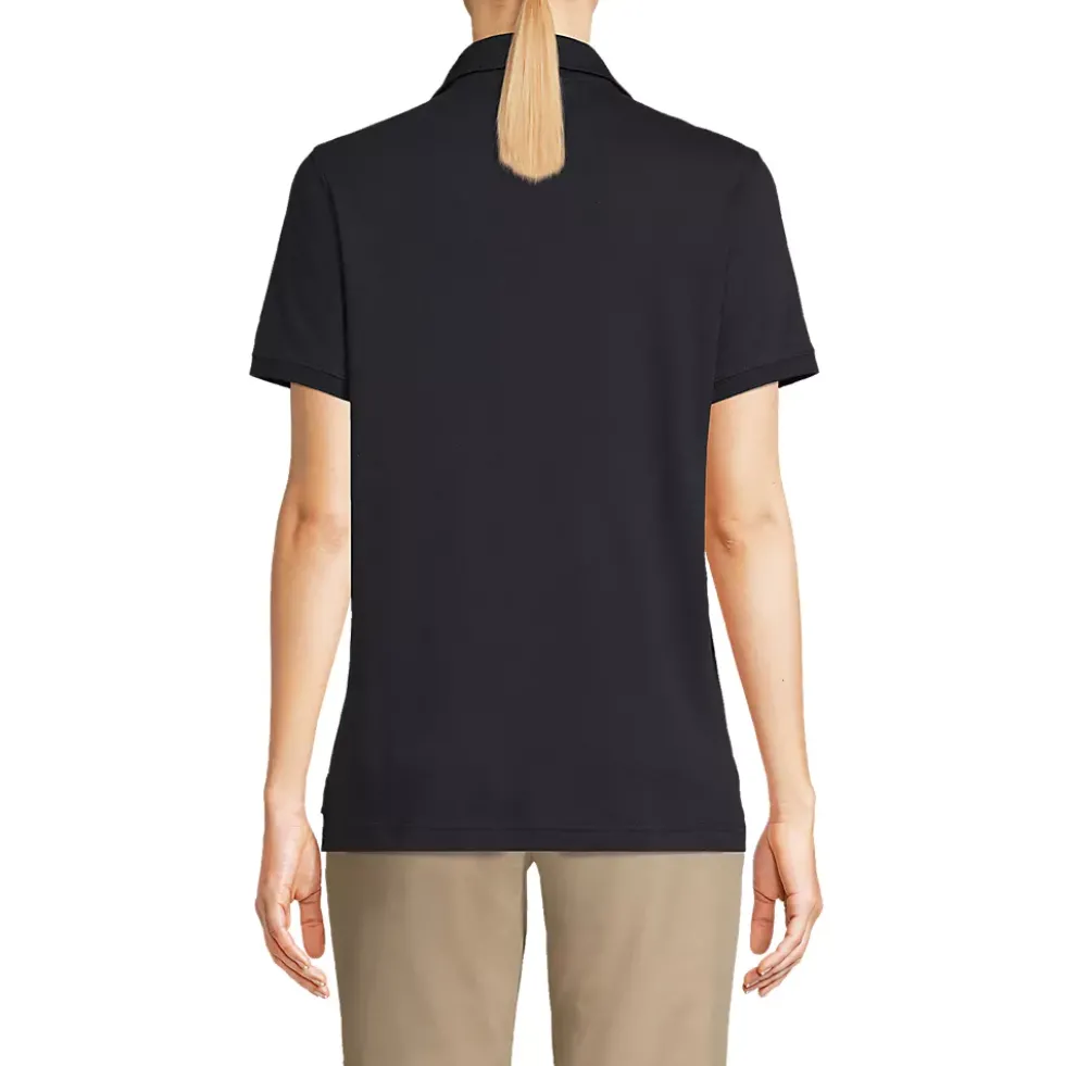 School Uniform Kids Short Sleeve Interlock Polo Shirt