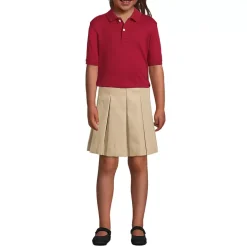 School Uniform Kids Short Sleeve Interlock Polo Shirt