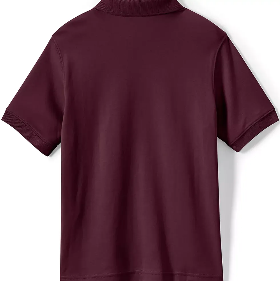 School Uniform Kids Short Sleeve Interlock Polo Shirt