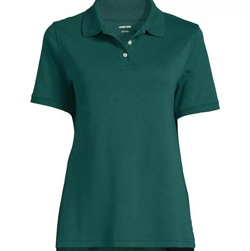 School Uniform Kids Short Sleeve Interlock Polo Shirt