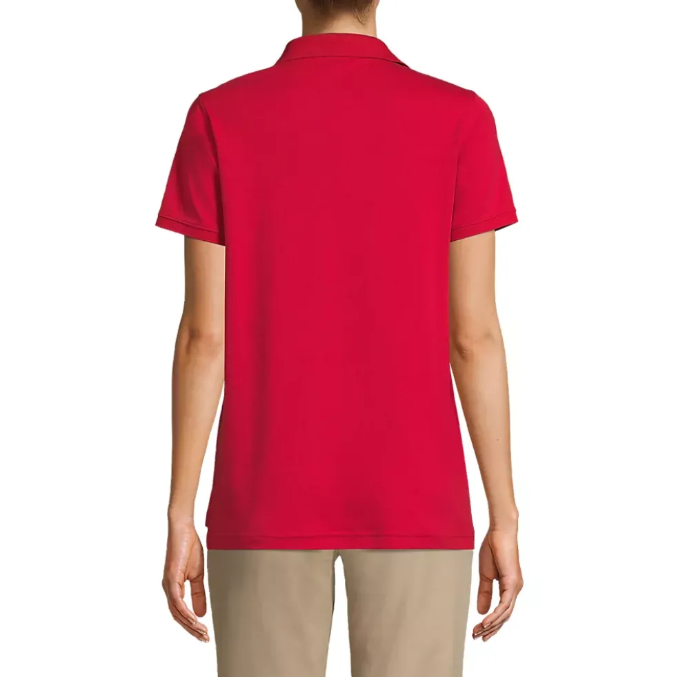 School Uniform Kids Short Sleeve Interlock Polo Shirt