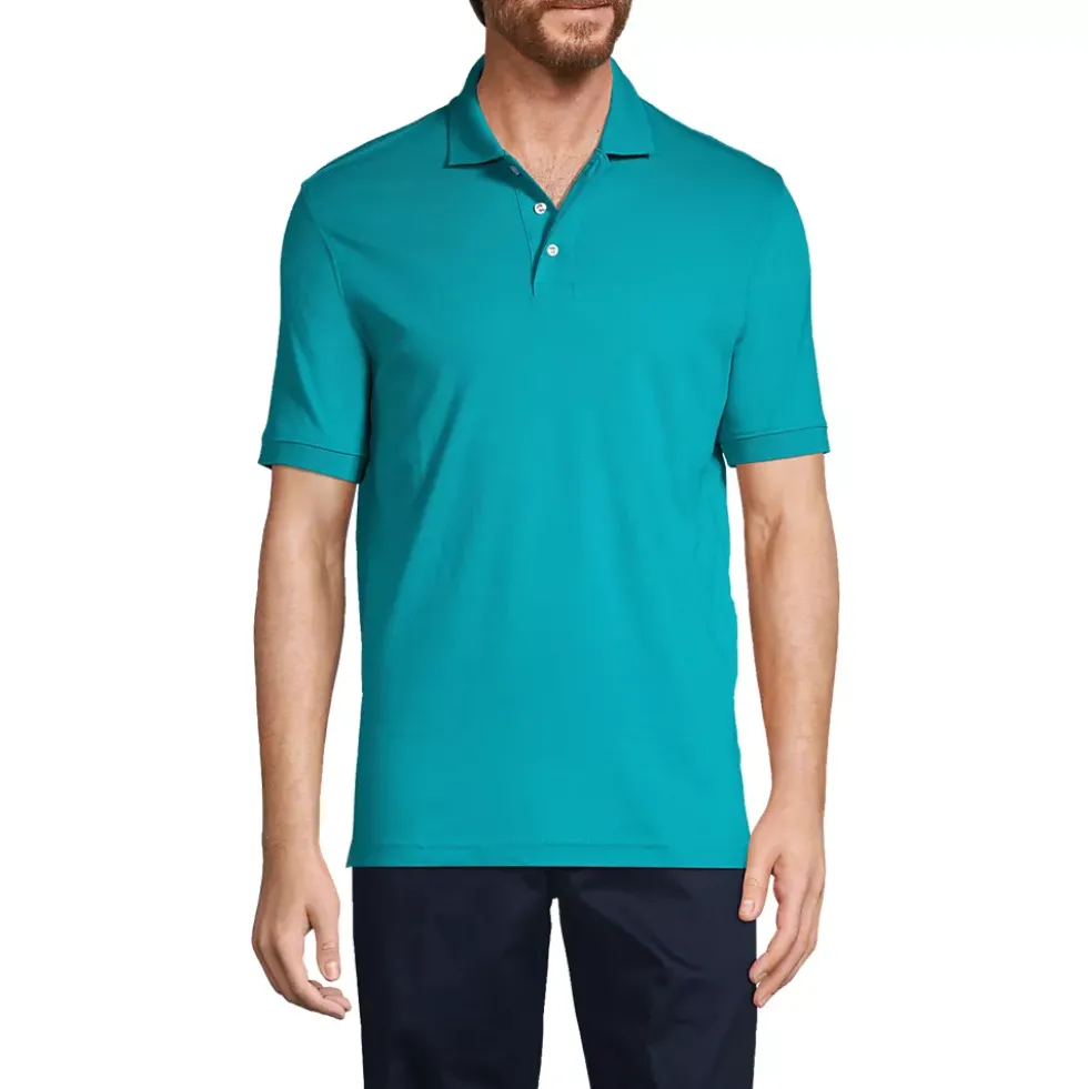 School Uniform Kids Short Sleeve Interlock Polo Shirt