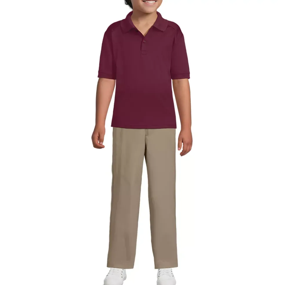 School Uniform Kids Short Sleeve Rapid Dry Polo Shirt