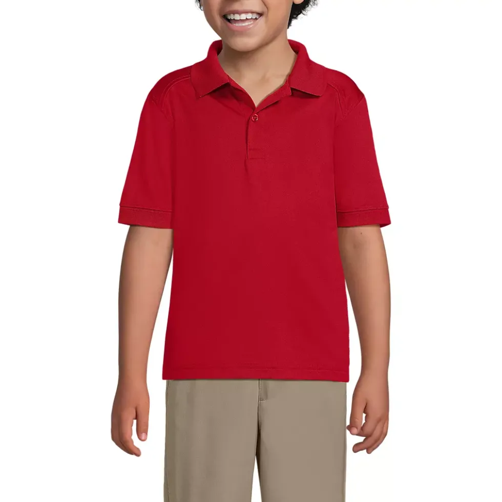School Uniform Kids Short Sleeve Rapid Dry Polo Shirt