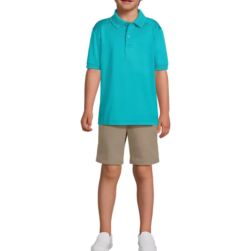 School Uniform Kids Short Sleeve Rapid Dry Polo Shirt