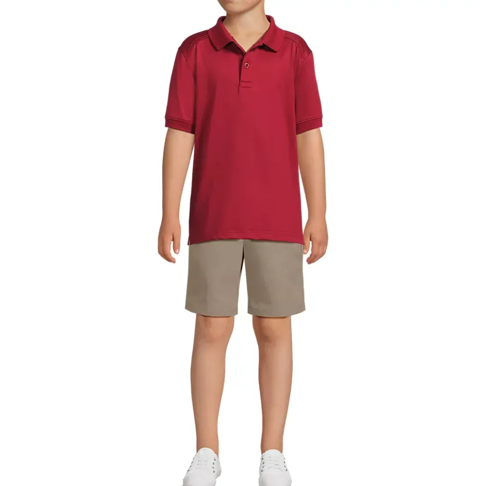 School Uniform Kids Short Sleeve Rapid Dry Polo Shirt