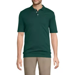 School Uniform Kids Short Sleeve Banded Bottom Polo Shirt