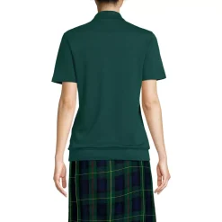 School Uniform Kids Short Sleeve Banded Bottom Polo Shirt