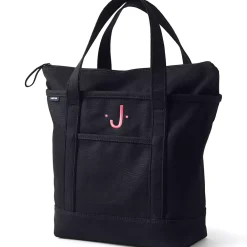 School Uniform Medium 5 Pocket Open Top Canvas Tote Bag