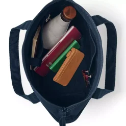 School Uniform Medium 5 Pocket Open Top Canvas Tote Bag