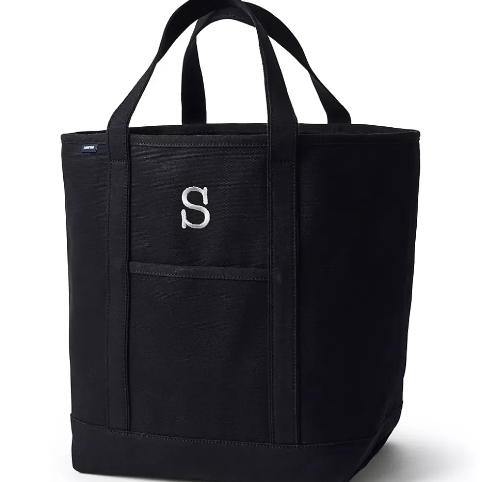 School Uniform Medium 5 Pocket Open Top Canvas Tote Bag