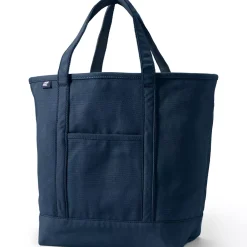 School Uniform Medium 5 Pocket Open Top Canvas Tote Bag