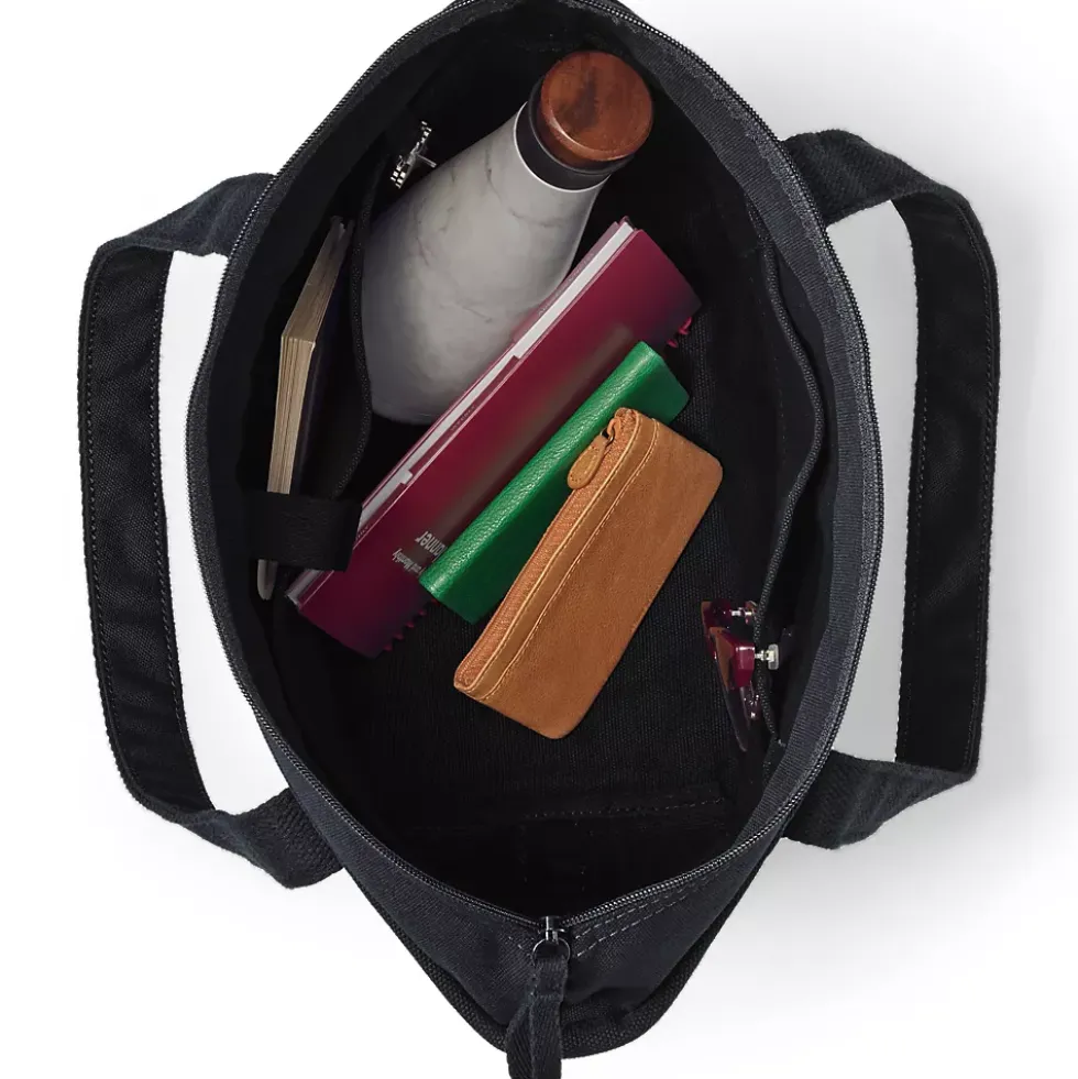 School Uniform Medium 5 Pocket Open Top Canvas Tote Bag