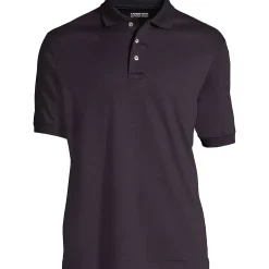School Uniform Men's Banded Cuff Short Sleeve Supima Cotton Polo Shirt