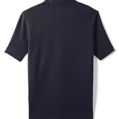 School Uniform Men's Big Short Sleeve Mesh Polo Shirt
