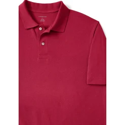 School Uniform Men's Big Short Sleeve Mesh Polo Shirt
