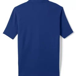 School Uniform Men's Big Short Sleeve Mesh Polo Shirt