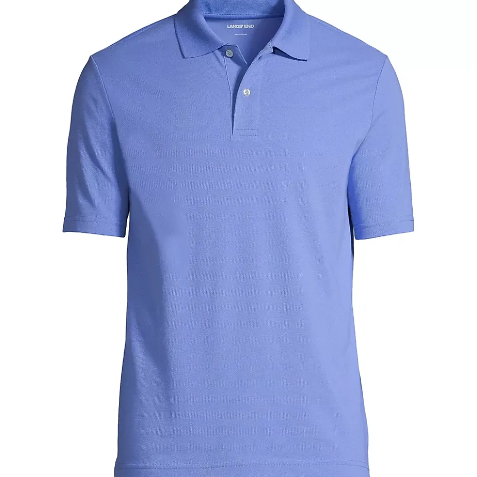 School Uniform Men's Big Short Sleeve Mesh Polo Shirt