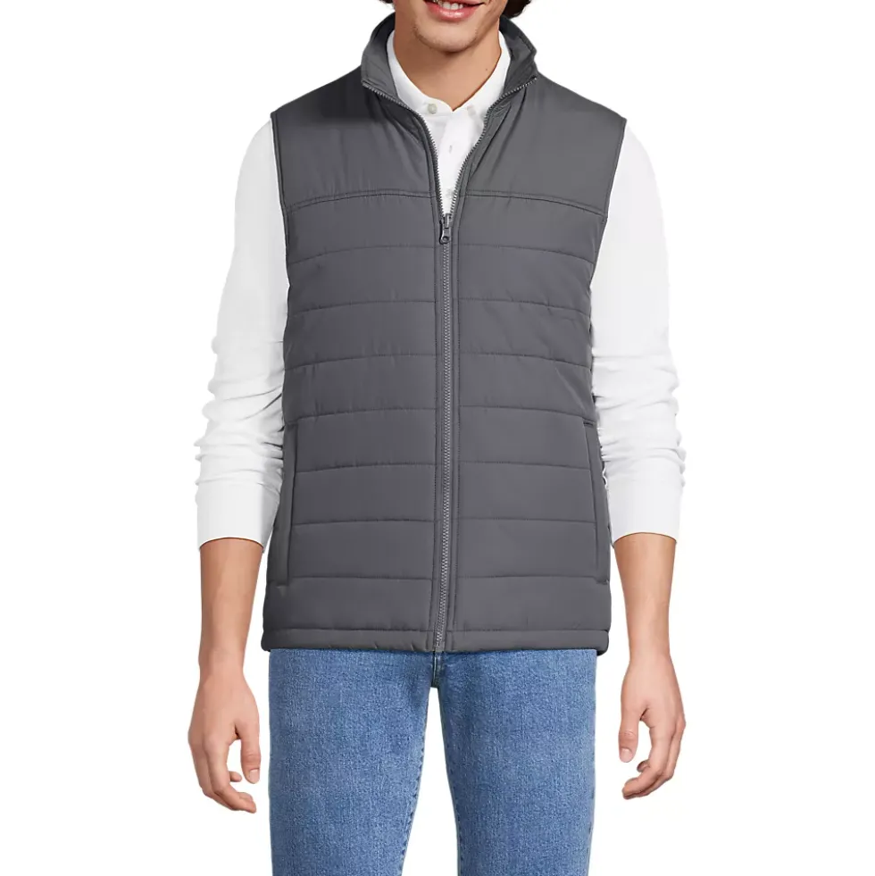 School Uniform Men's Insulated Zip Front Vest