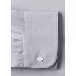 School Uniform Men's Long Sleeve Buttondown No Iron Pinpoint Shirt