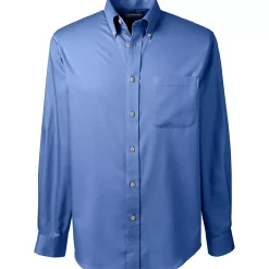 School Uniform Men's Long Sleeve Performance Twill Shirt