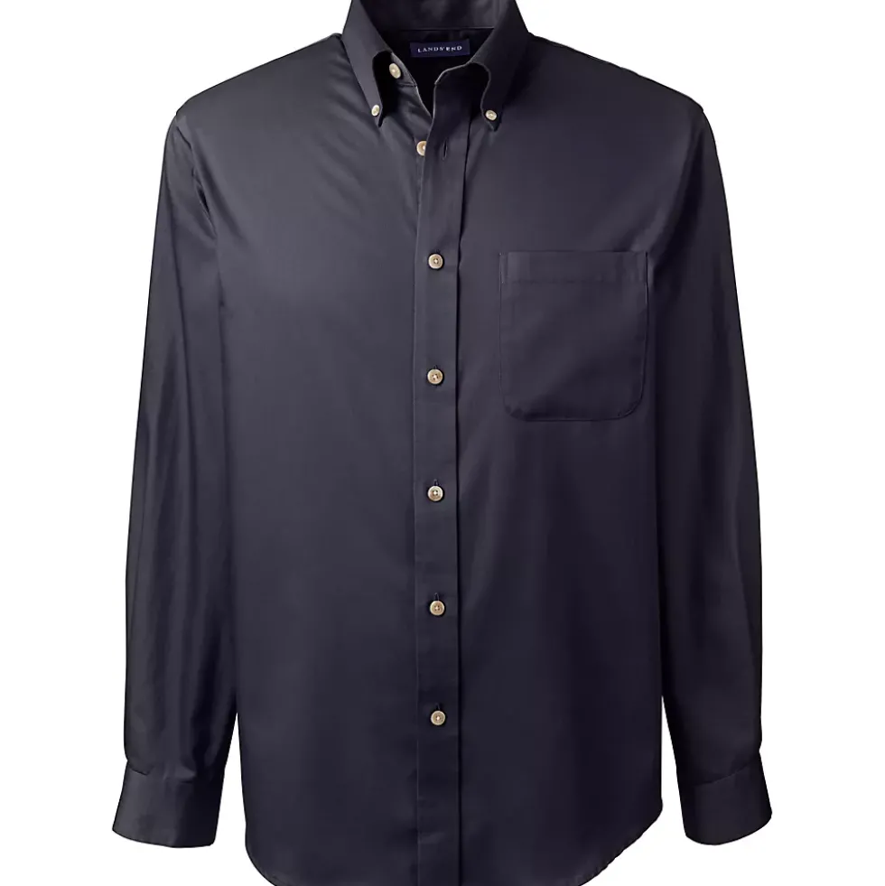 School Uniform Men's Long Sleeve Performance Twill Shirt