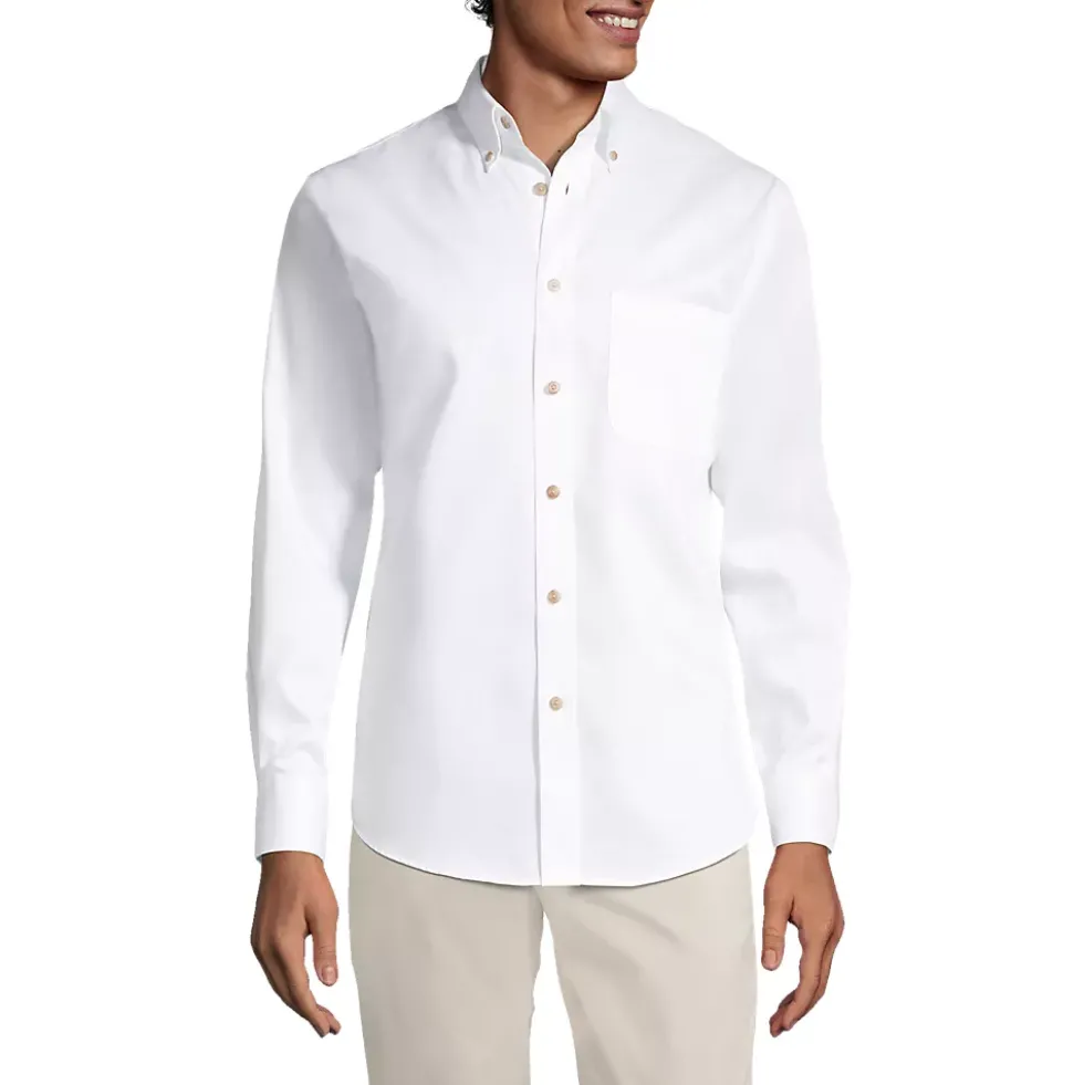 School Uniform Men's Long Sleeve Performance Twill Shirt