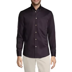 School Uniform Men's Long Sleeve Performance Twill Shirt