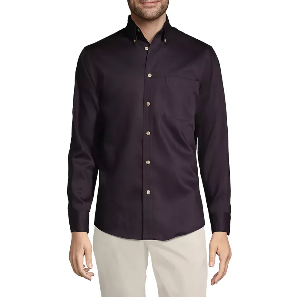 School Uniform Men's Long Sleeve Performance Twill Shirt