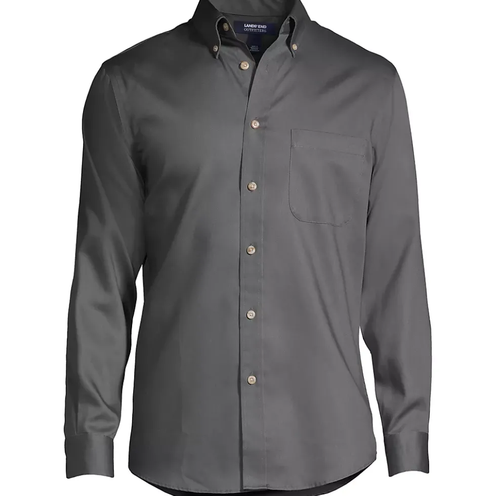 School Uniform Men's Long Sleeve Performance Twill Shirt