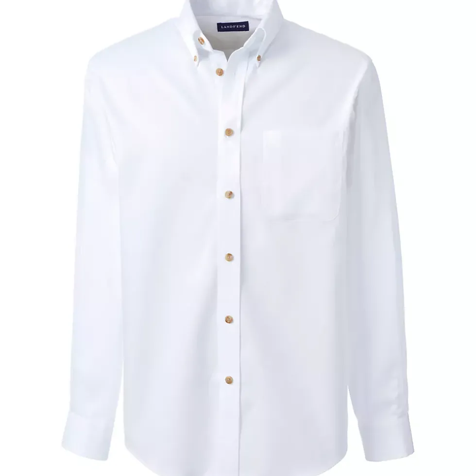 School Uniform Men's Long Sleeve Performance Twill Shirt