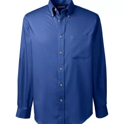 School Uniform Men's Long Sleeve Performance Twill Shirt