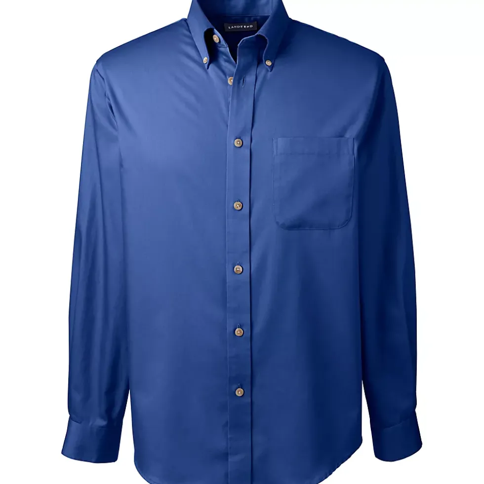 School Uniform Men's Long Sleeve Performance Twill Shirt