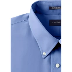 School Uniform Men's Long Sleeve Buttondown No Iron Broadcloth Shirt