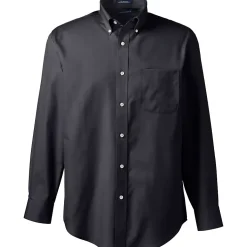 School Uniform Men's Long Sleeve Buttondown No Iron Broadcloth Shirt