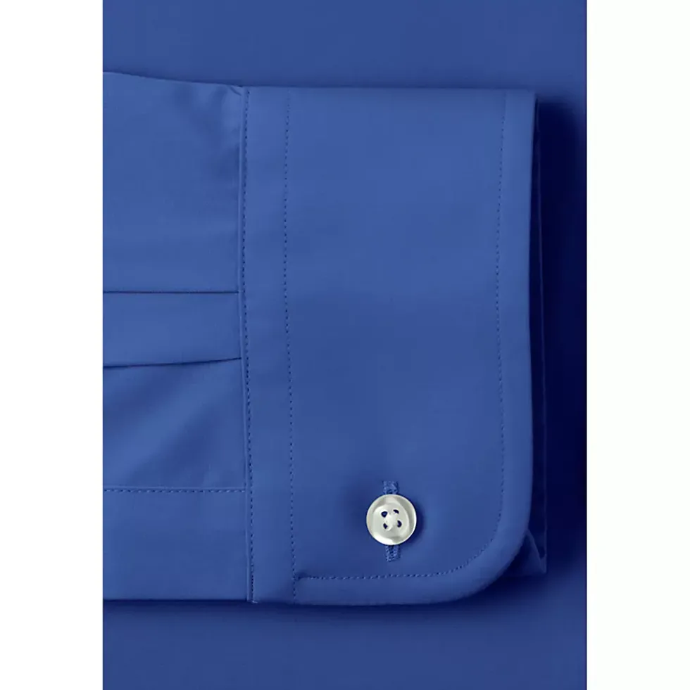 School Uniform Men's Long Sleeve Buttondown No Iron Broadcloth Shirt