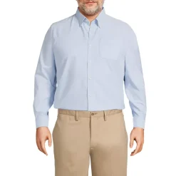 School Uniform Men's Long Sleeve Buttondown Oxford Shirt