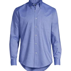 School Uniform Men's Long Sleeve Buttondown Oxford Shirt
