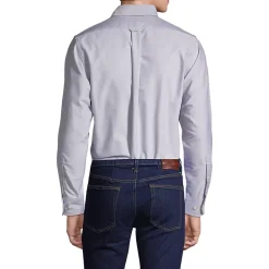 School Uniform Men's Long Sleeve Buttondown Oxford Shirt