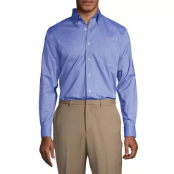 School Uniform Men's Long Sleeve Buttondown Oxford Shirt